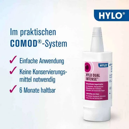 Hylo Dual INTENSE® oogdruppels, 2x2x10 ml oogdruppels