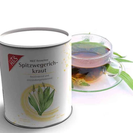 H&S Spitzwegerichkraut loser Tee, 60 g Tee