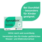 Tannalbin® Compresse contro la diarrea, 20 compresse