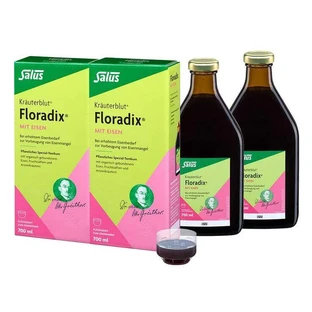 Floradix met ijzer, drank, 2 x 700 ml drank