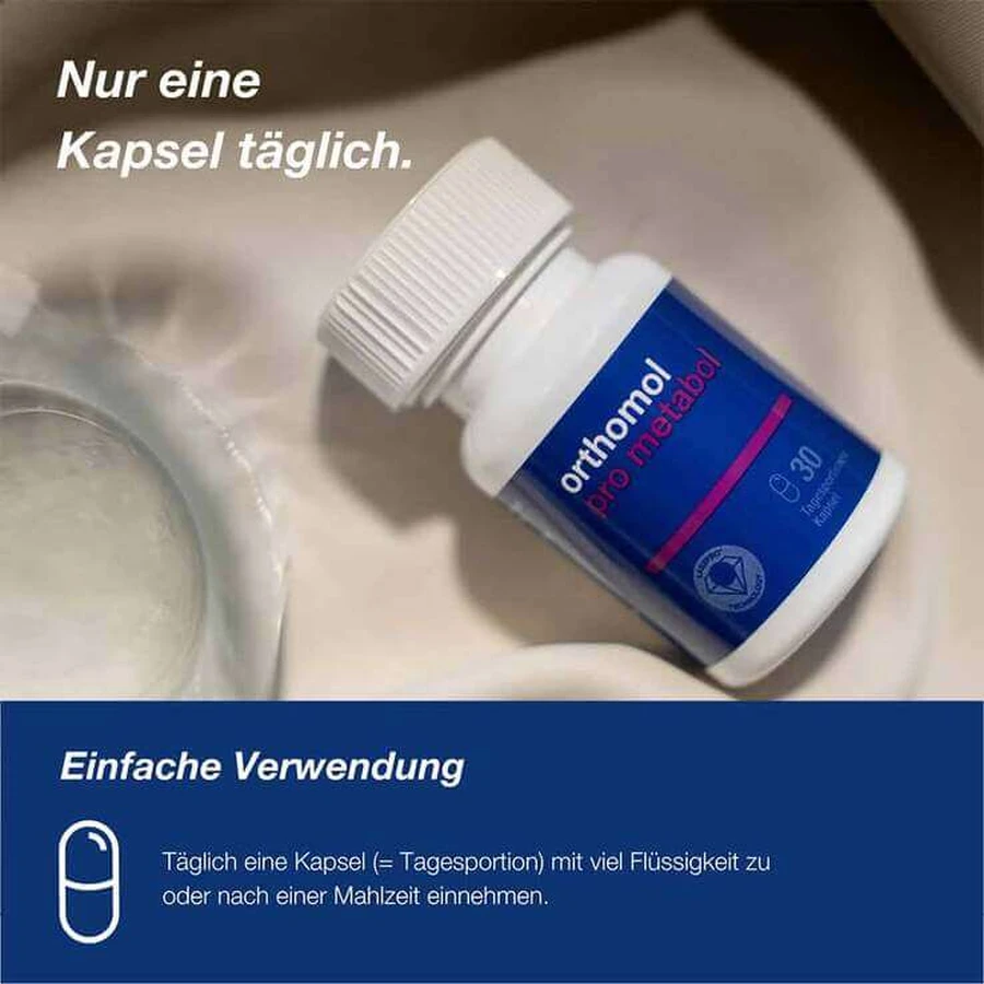 Orthomol pro metabol, gélules, 2 boîtes de 30 gélules