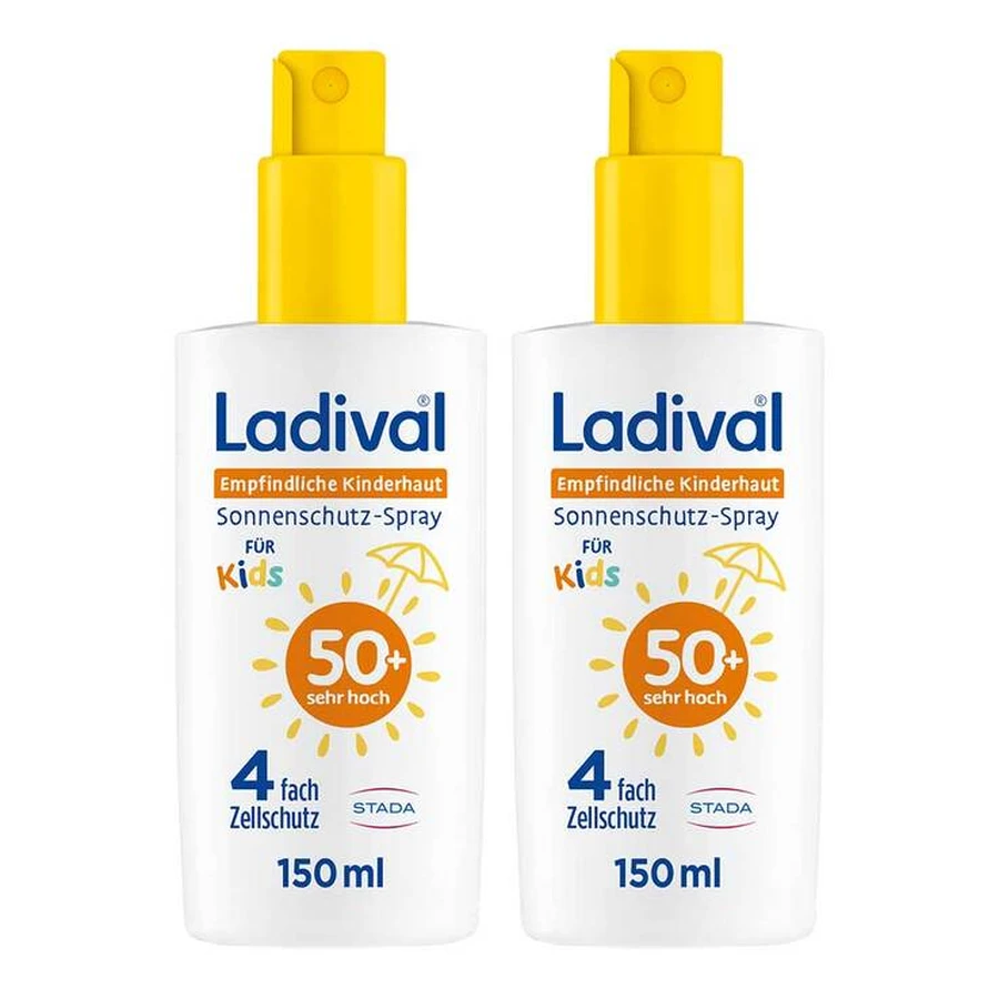 Ladival Sensitive Children's Skin Spray SPF 50+, 2x150 ml spray