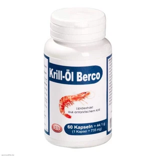 Cápsulas de aceite de krill Berco, 60 cápsulas