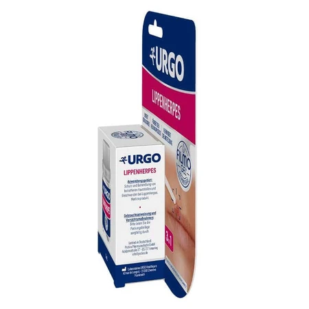 Urgo, líquido para el tratamiento del herpes labial, 3 ml de líquido