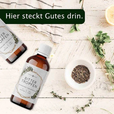 Nordic Pure : gouttes amères aux 15 herbes, 100 ml, en solution buvable