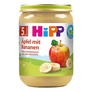 Hipp Fruits: Appels met bananen, 190 g, ongezoet