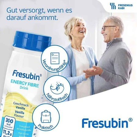 Fresubin Energy Fibre Drink, paquete surtido de botellas: 6 x 4 x 200 ml de solución