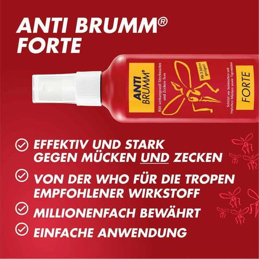 Anti Brumm Forte pompspray, 2x150 ml, niet leverbaar