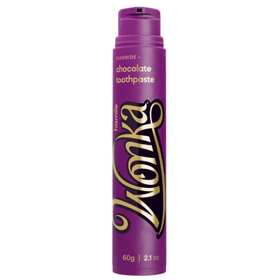 Wonka-tandpasta met fluoride, chocolade, 60 g, Hismile