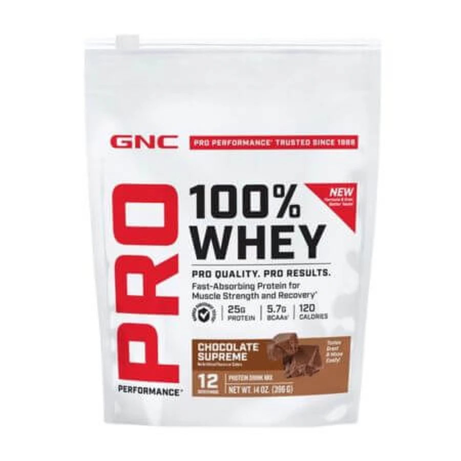 Proteína Zer Pro Performance, sabor a chocolate, 396 g, GNC