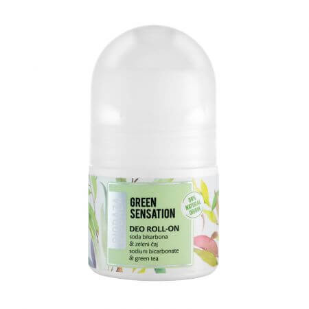 Deodorant voor vrouwen op basis van aluinsteen Green Sensation, 20 ml, Biobaza