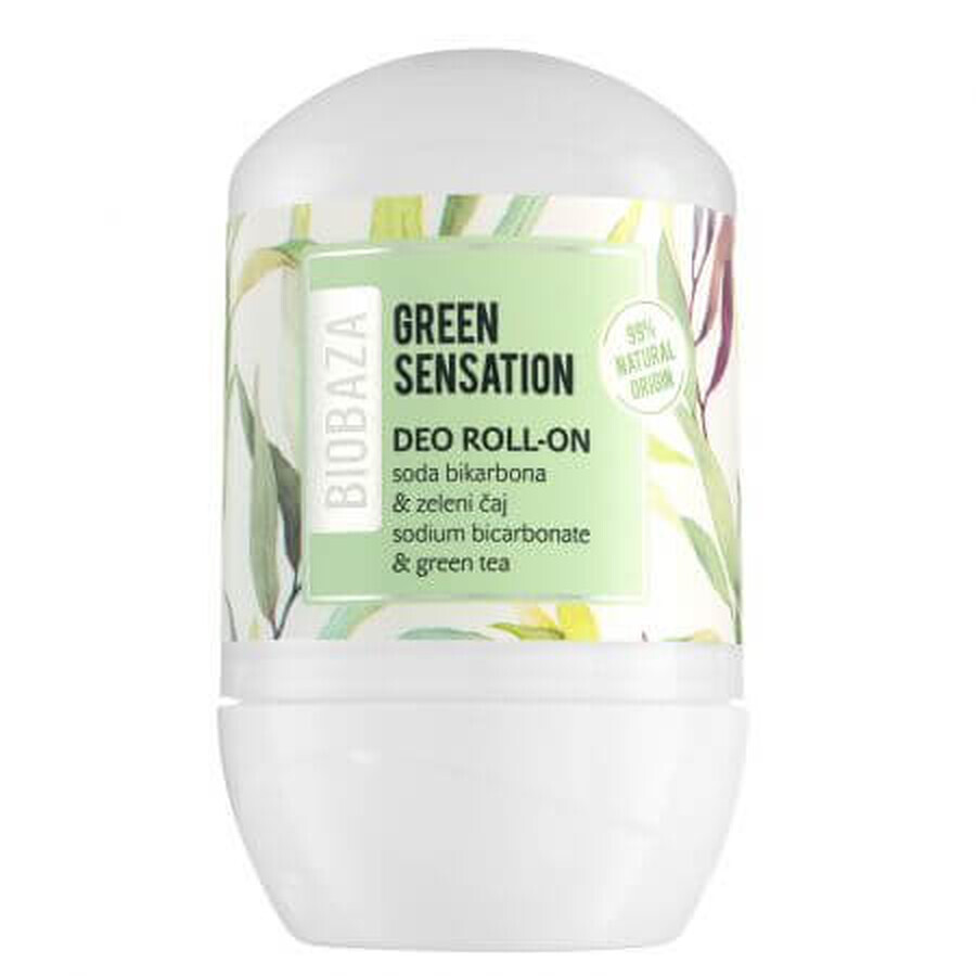 Deodorante per donna a base di pietra di allume Green Sensation, 50 ml, Biobaza