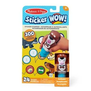 Spielset mit Aufklebern und Stempel, Welpe, ab 3 Jahren, Melissa and Doug