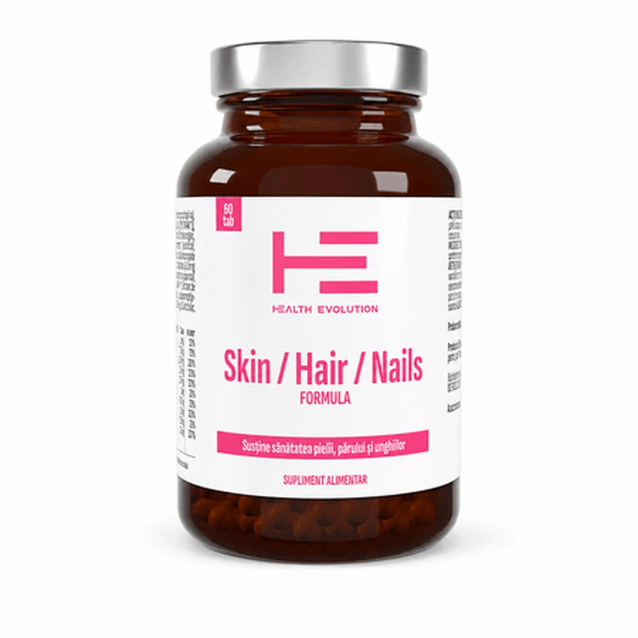 Formule voor huid, haar en nagels, 60 tabletten, Health Evolution