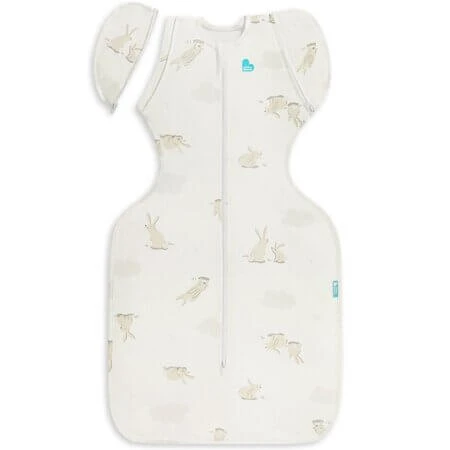 Swaddle Up-slaapzak, Tog 1, maat L, konijntjes, Love to Dream