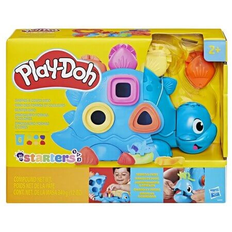 Giocattolo educativo: dinosauro colorato dalle forme diverse, dai 2 anni in su, Play-Doh