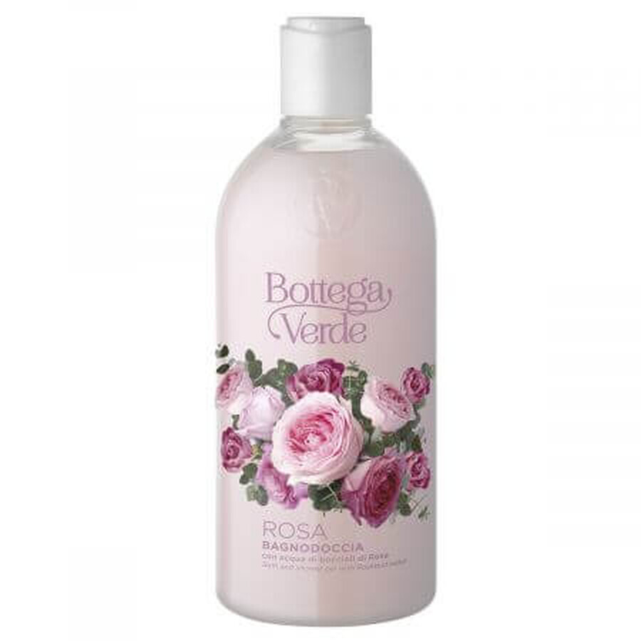 Gel doccia, idratante, all'aroma di rose, 400 ml, Bottega Verde