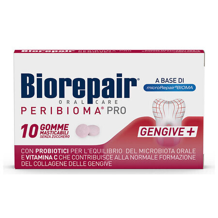 Peribioma Pro Biorepair Dental Gum, 10 comprimés à croquer, Coswell