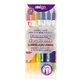 Markere duble cu schimbare de culoare, 10 culori, 6 buc, Strigo