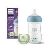 Lot de biberons Avent Natural Response pour les 3 à 6 mois + tétine ultra-douce pour les 0 à 6 mois, SCD838/17, Philips