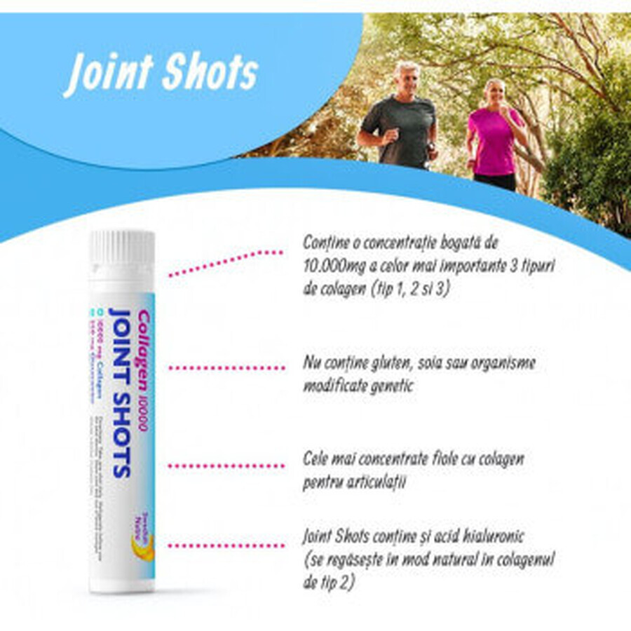 Joint Shots, Colagen 10000, 10.000 mg, 20 fiale, Swedish Nutra