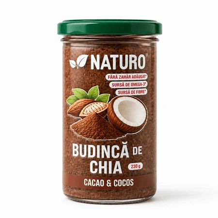 Chiapudding met cacao, 230 g, Naturo
