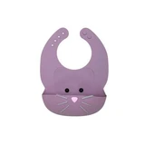 Silicone Bib, Pink, Cat, Melii