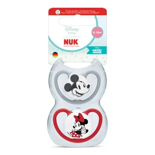 Perfect Match Air Pacifier Set, Mickey/Minnie, 6–18 months, 2-pack, Nuk