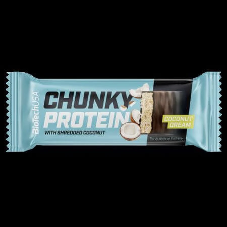 Chunky Protein-eiwitreep, Coconut Dream, 50 g, BioTechUSA