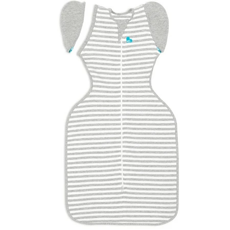 Overgangs-wikkelslaapzak voor baby’s, maat M, 1 TOG, grijs, 1 stuk, Love to Dream