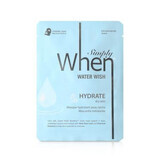 Moisturizing mask with hyaluronic acid and aloe vera, Water Wish, 23 g, When Beauty