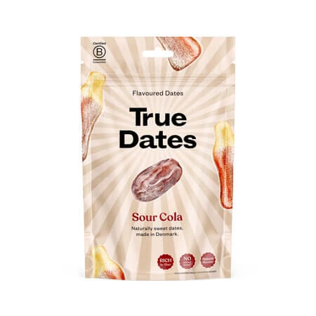 Ontpitte dadels, zure cola, 100 g, True Dates