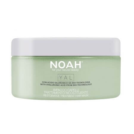 Maschera per il trattamento dei capelli con acido ialuronico per la rigenerazione - Yal, 200 ml, Noah