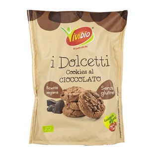 Galletas de chocolate ecológicas sin gluten, 100 g, ViviBio