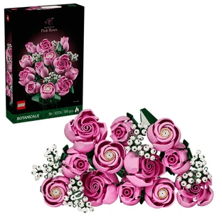 Botanicals Pink Rose Bouquet, Ages 18+, 10374, 789 pieces, Lego