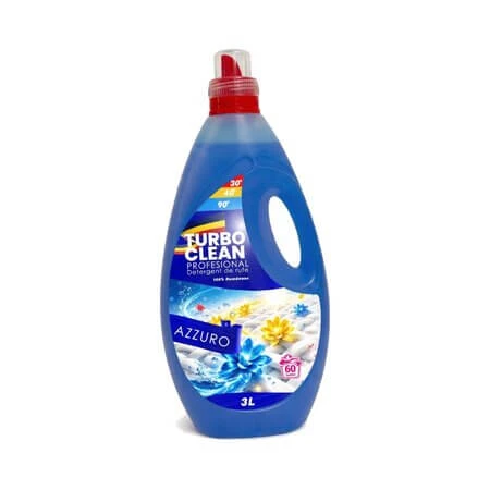 Wasmiddel, Azzuro, 3000 ml, Turbo