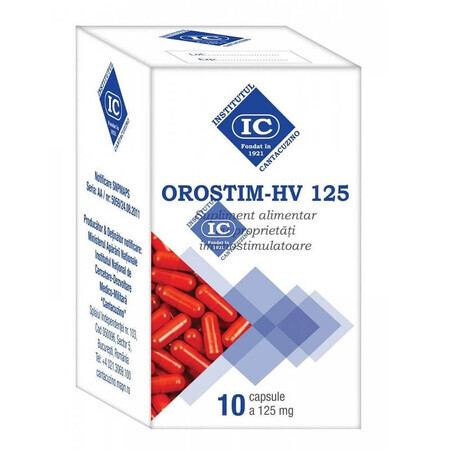 OROSTIM-HV 125, 10 Kapseln, Cantacuzino Institut