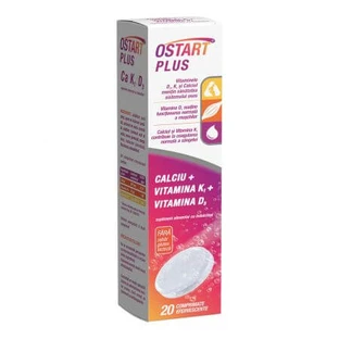 Ostart Plus Ca + K1 + D3, 20 tablets, Fiterman Pharma