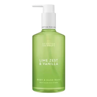 Sapone liquido per mani e corpo alla scorza di lime e vaniglia, 300 ml, Scottish Fine Soaps