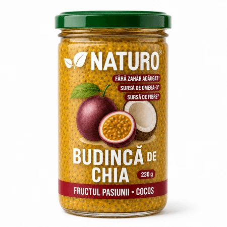 Chiapudding met passievrucht, 230 g, Naturo