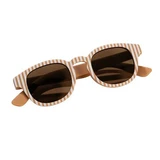Kinderzonnebril, Ocean Brown Stripes, vanaf 2 jaar, 1 paar, Little Dutch