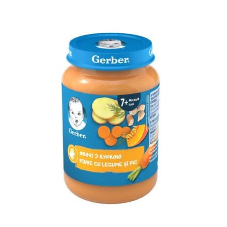 Groente- en kipmoes, 190 g, Gerber