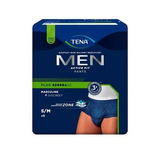 Couches-culottes pour homme, taille S/M, lot de 9, Tena
