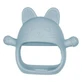 Juguete de silicona para la dentición, azul aguamarina, guante con forma de gatito, a partir de 3 meses, Appekids