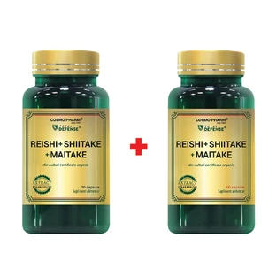 Paquete Reishi + Shiitake + Maitake, 60 + 30 cápsulas, Cosmopharm