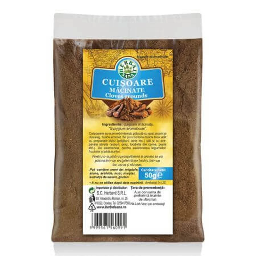 Clavo molido, 50 g, Herbal Sana