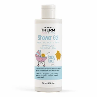 Gel de dus 2 in 1 pentru bebelusi Mama & Baby, 200 ml, Synergy Therm