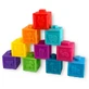 Juego de 10 cubos sensoriales blandos, a partir de 12 meses, Little Learner
