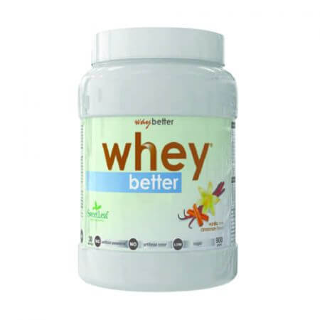 Whey Better Vanille- und Zimt-Eiweißpulver, 900 g, Way Better