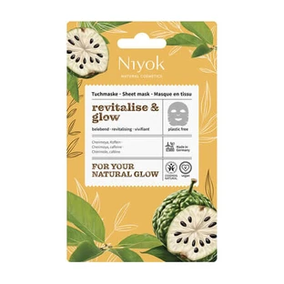 Revitalise & Glow Sheet Face Mask, 10 ml, Niyok